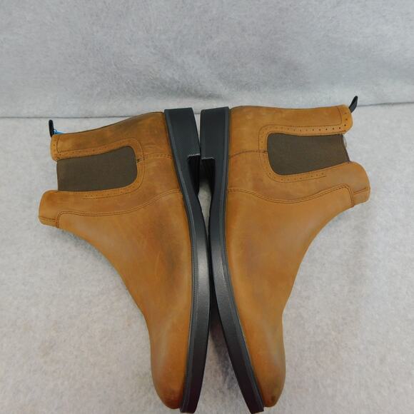 Johnston & Murphy Men's Boots Tan Oiled Full Grain Waterproof Size 11 New - Picture 6 of 12